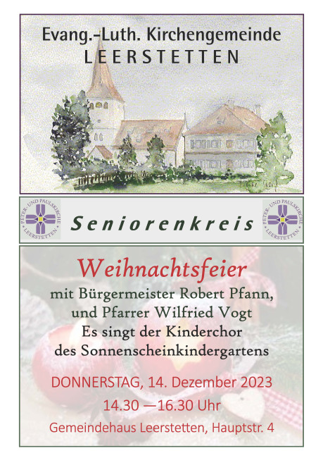 Weihnachtsfeier