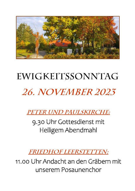 Ewigkeitssonntag
