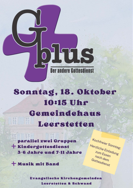 Unser neues Gottesdienstformat